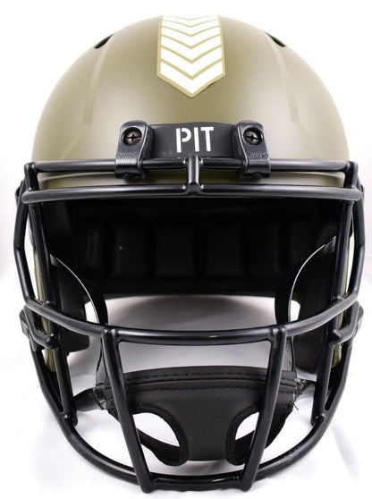 George Pickens Signed Pittsburgh Steelers Salute to Service Full Size Helmet