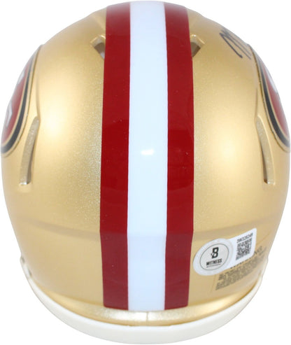 Mykel Williams San Francisco 49ers Autographed Mini Helmet (Beckett)
