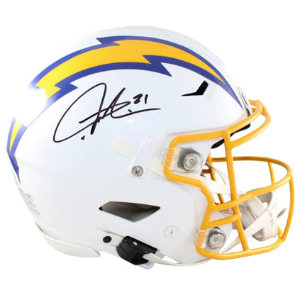 LaDainian Tomlinson Signed Los Angeles Chargers Color Rush SpeedFlex Helmet