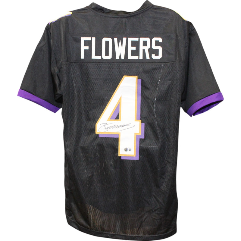 Zay Flowers Autographed Pro Style Custom Football Jersey