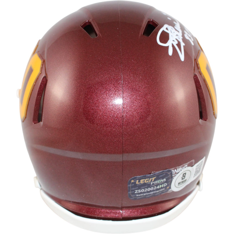 Joe Theismann Signed Washington Football Team Mini Helmet (83 MVP)