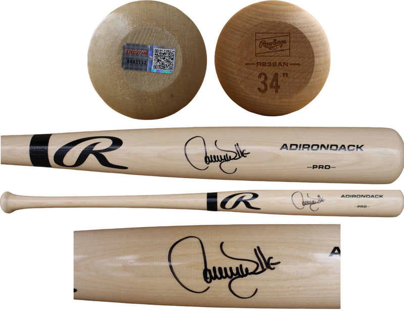 Larry Walker Signed Colorado Rockies Blonde Baseball Bat (HOF)