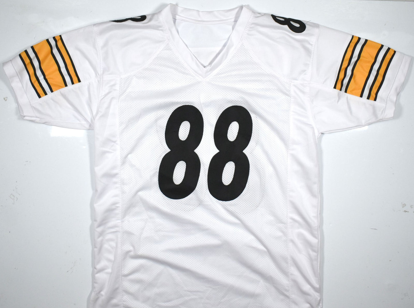 Pat Freiermuth Autographed White Custom Jersey