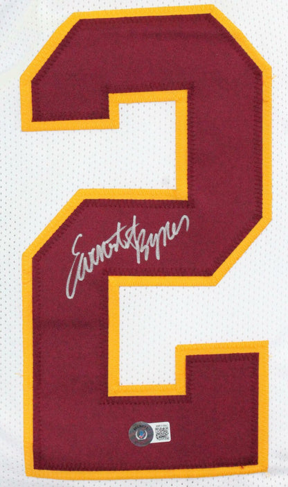 Earnest Byner Autographed White Custom Jersey