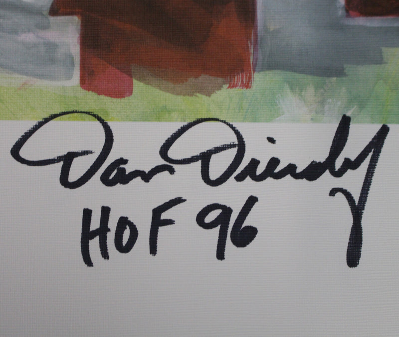 Dan Dierdorf Signed Arizona Cardinals HOF Limited Edition 24x36 Print JSA