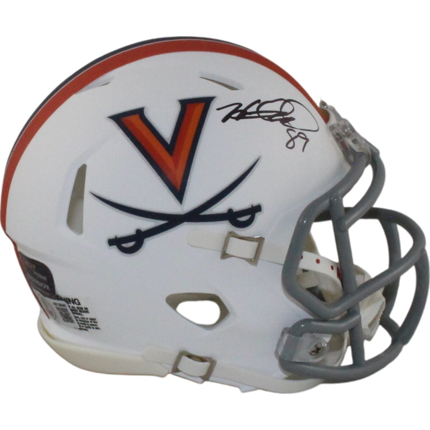 Heath Miller Virginia Cavaliers Autographed Mini Helmet