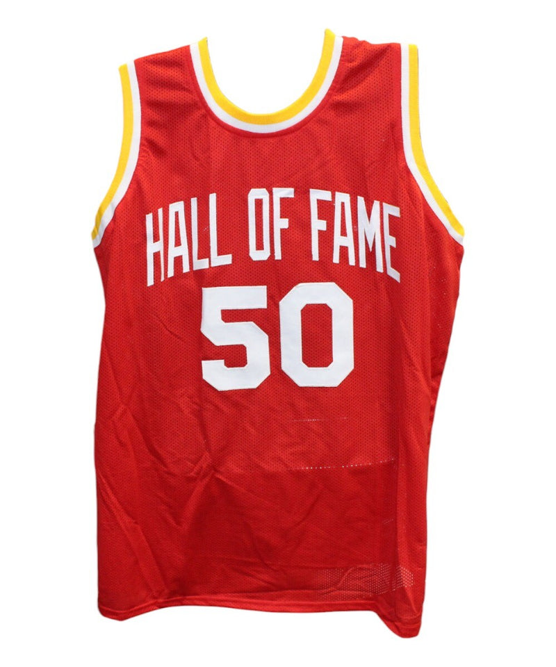 Ralph Sampson Signed Houston Rockets Red Pro Style Jersey HOF Beckett