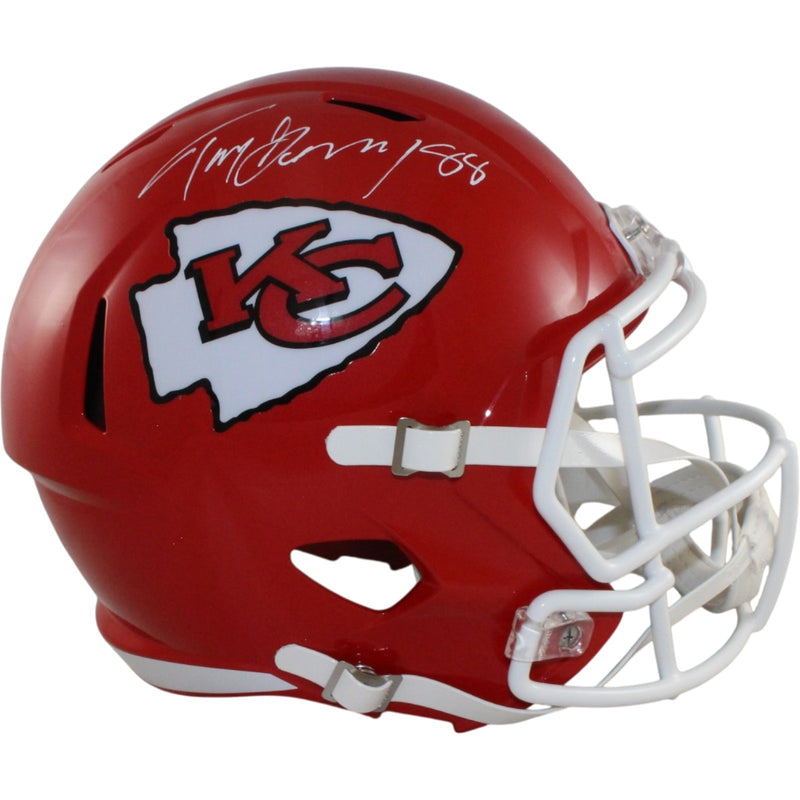 Tony Gonzalez Autographed Kansas City Chiefs Full Size Helmet
