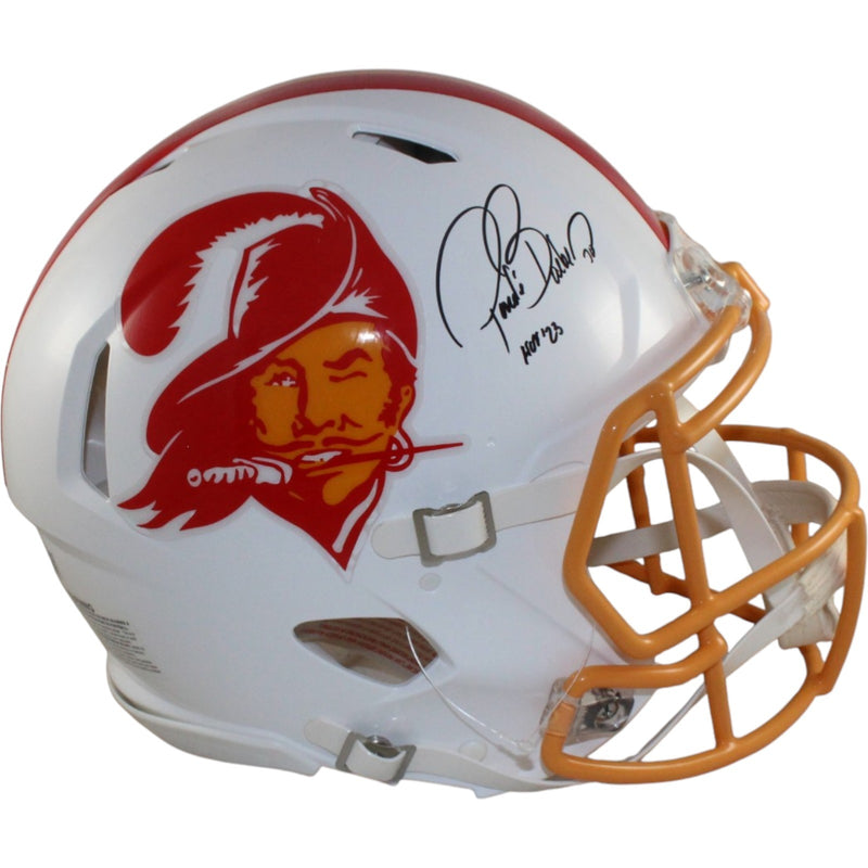 Ronde Barber Signed Tampa Bay Buccaneers Throwback Full Size Authentic Helmet