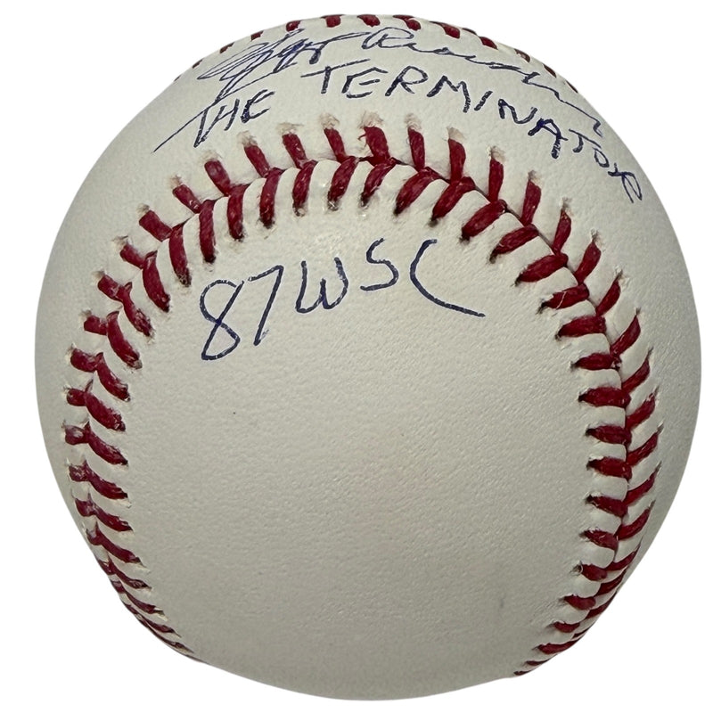 Jeff Reardon Signed Official Major League Baseball (3 Inscriptions)