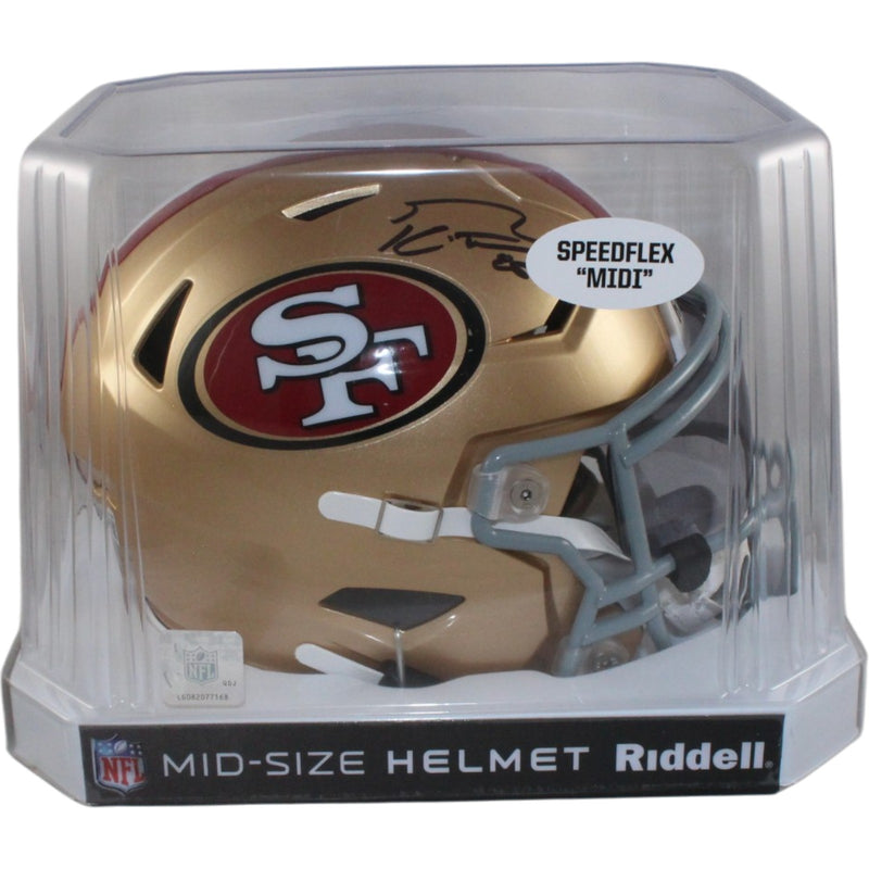 George Kittle Autographed San Francisco 49ers Mid-Size Midi Helmet