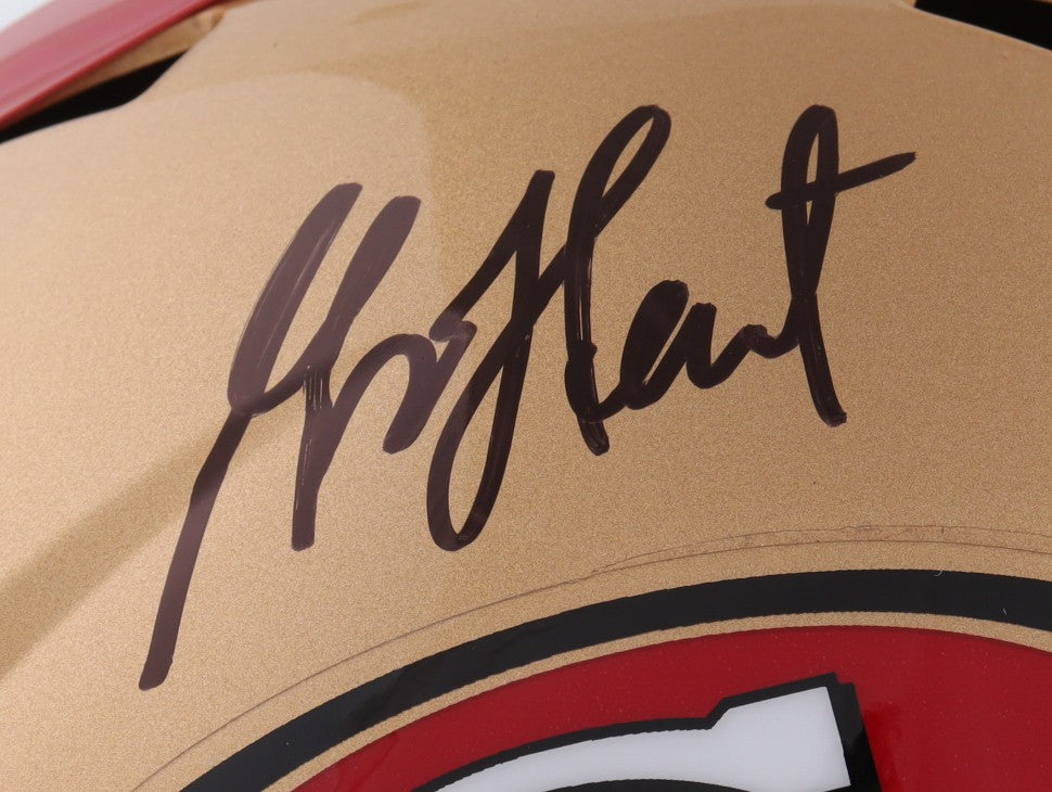 Garrison Hearst Autographed San Francisco 49ers Full Size Replica Helmet