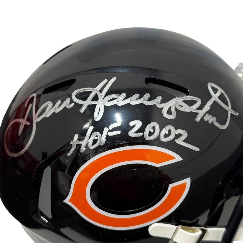 Dan Hampton Signed Chicago Bears Speed Mini Helmet (HOF 2002) JSA
