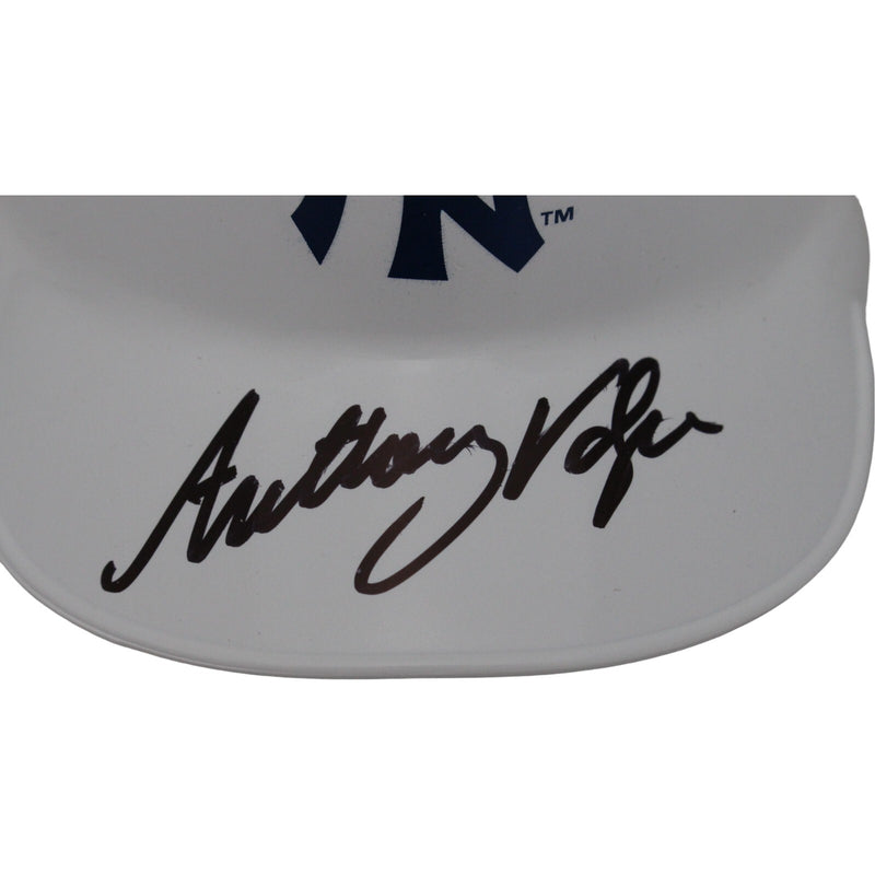 Anthony Volpe New York Yankees Autographed Mini Batting Helmet