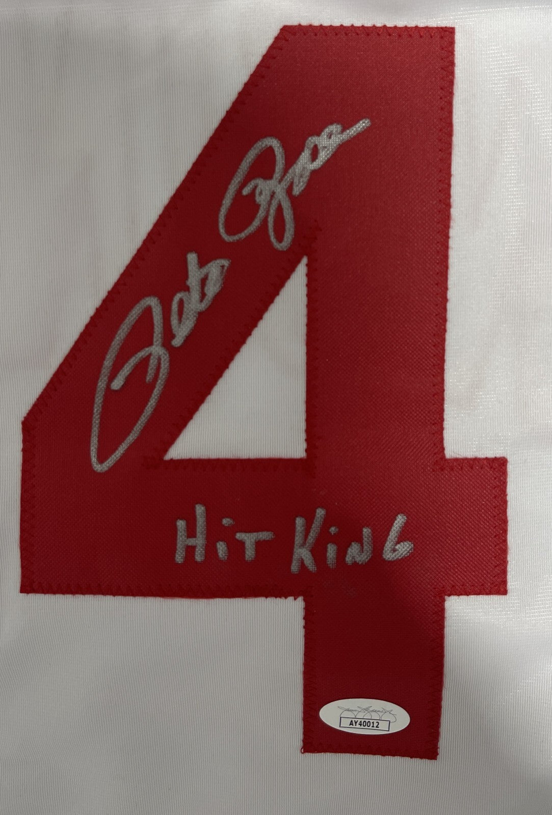 Pete Rose Cincinnati Reds Signed Custom "I'm Sorry" Jersey (JSA COA)