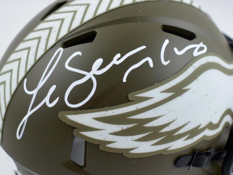 LeSean McCoy Signed Philadelphia Eagles Salute to Service Mini Helmet