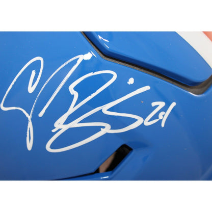 Champ Bailey Autographed Denver Broncos Throwback Speedflex Helmet