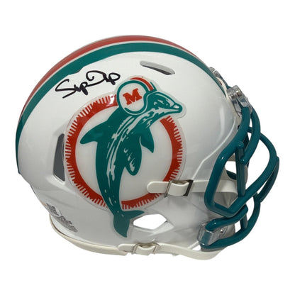 Mark Duper Signed Miami Dolphins Throwback Mini Helmet