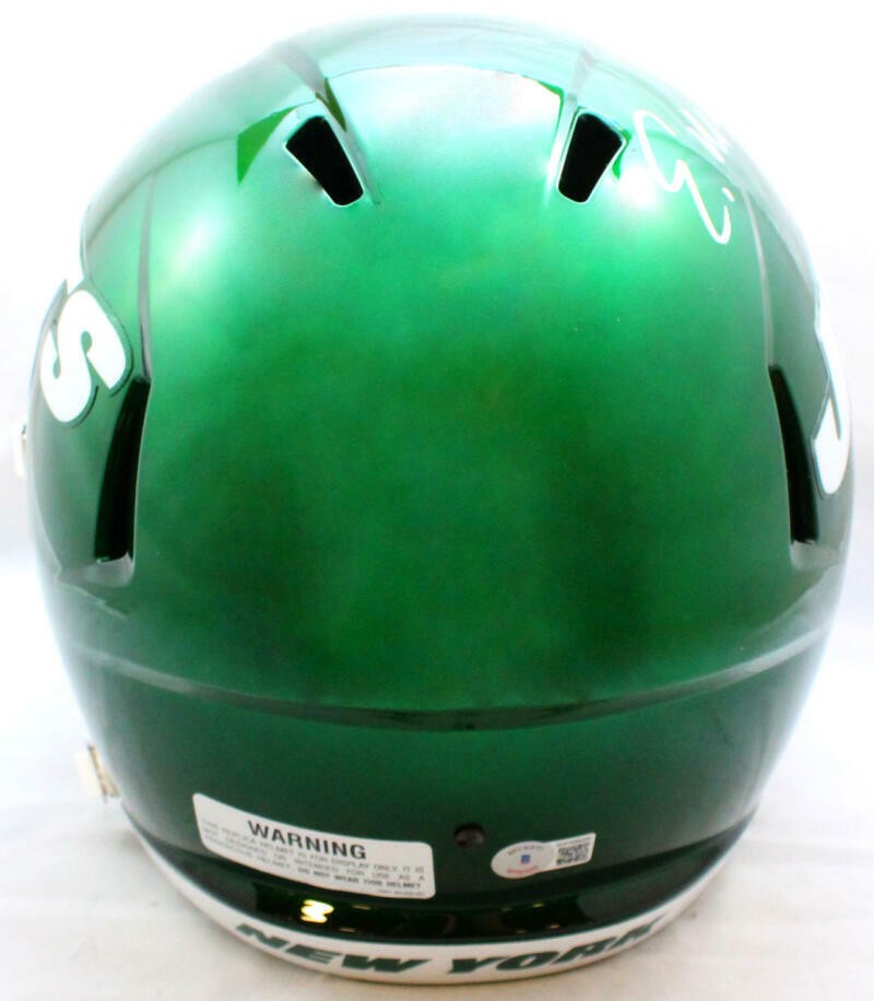 Elijah Moore Signed New York Jets Full Size Speed Helmet
