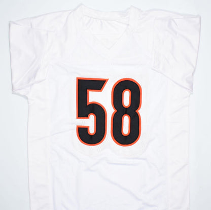 Joseph Ossai Autographed Cincinnati Bengals White Custom Jersey
