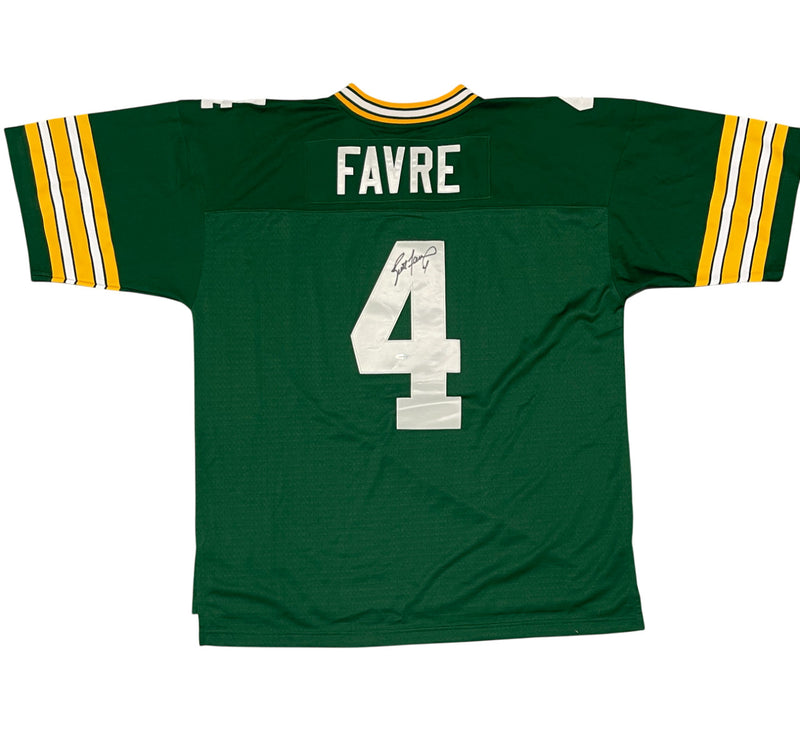 Brett Favre Signed Green Bay Packers Mitchell & Ness Jersey Upper Deck COA