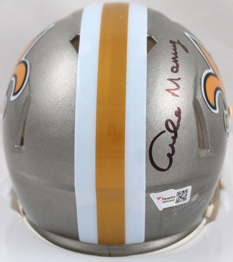 Archie Manning Signed New Orleans Saints Flash Speed Mini Helmet