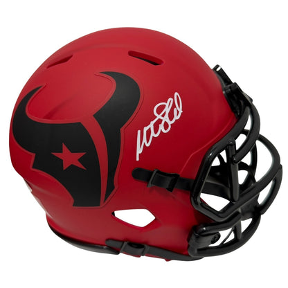 Matt Schaub Houston Texans Signed Rave Mini Helmet (JSA)