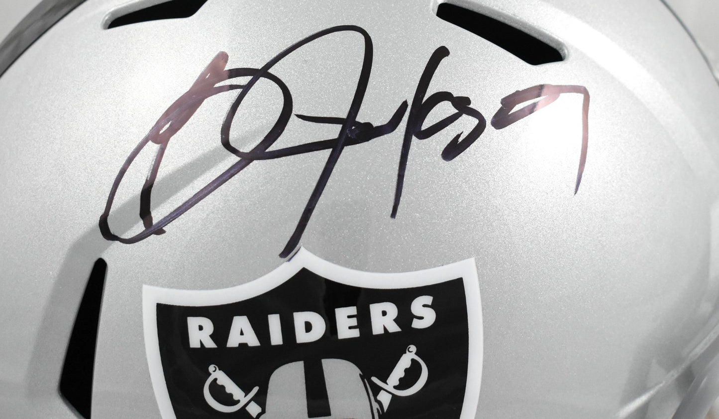 Bo Jackson Signed Las Vegas Raiders Full Size Speed Replica Helmet