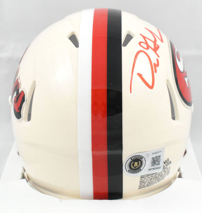 Dre Greenlaw Signed San Francisco 49ers Retro Speed Mini Helmet