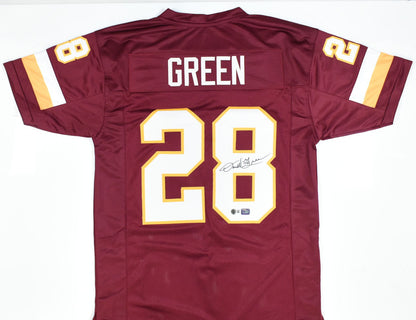 Darrell Green Autographed Washington Maroon Custom Jersey