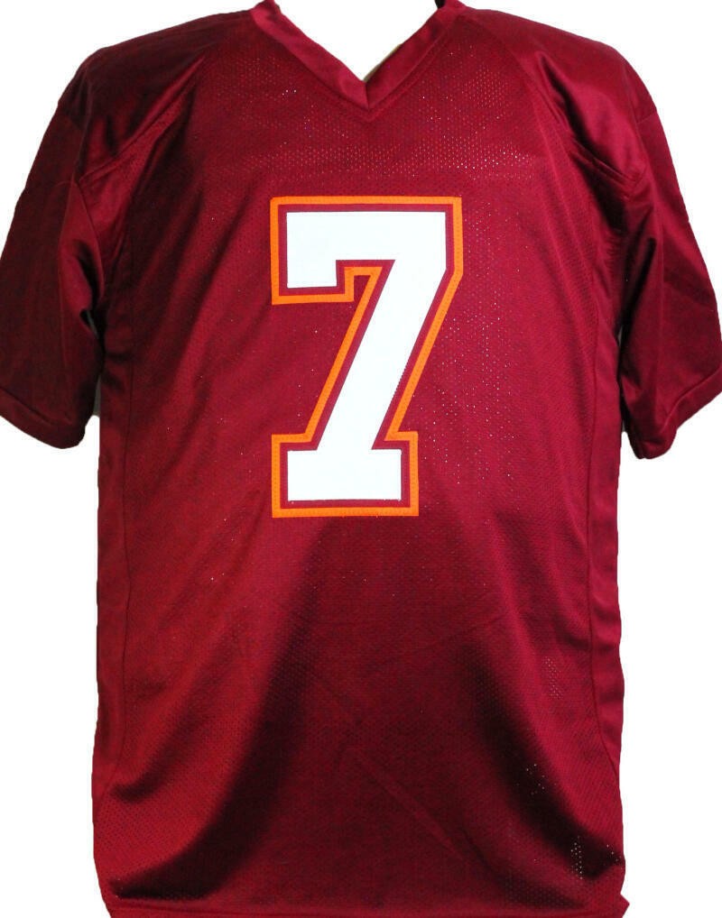 Michael Vick Autographed College Style Custom Jersey