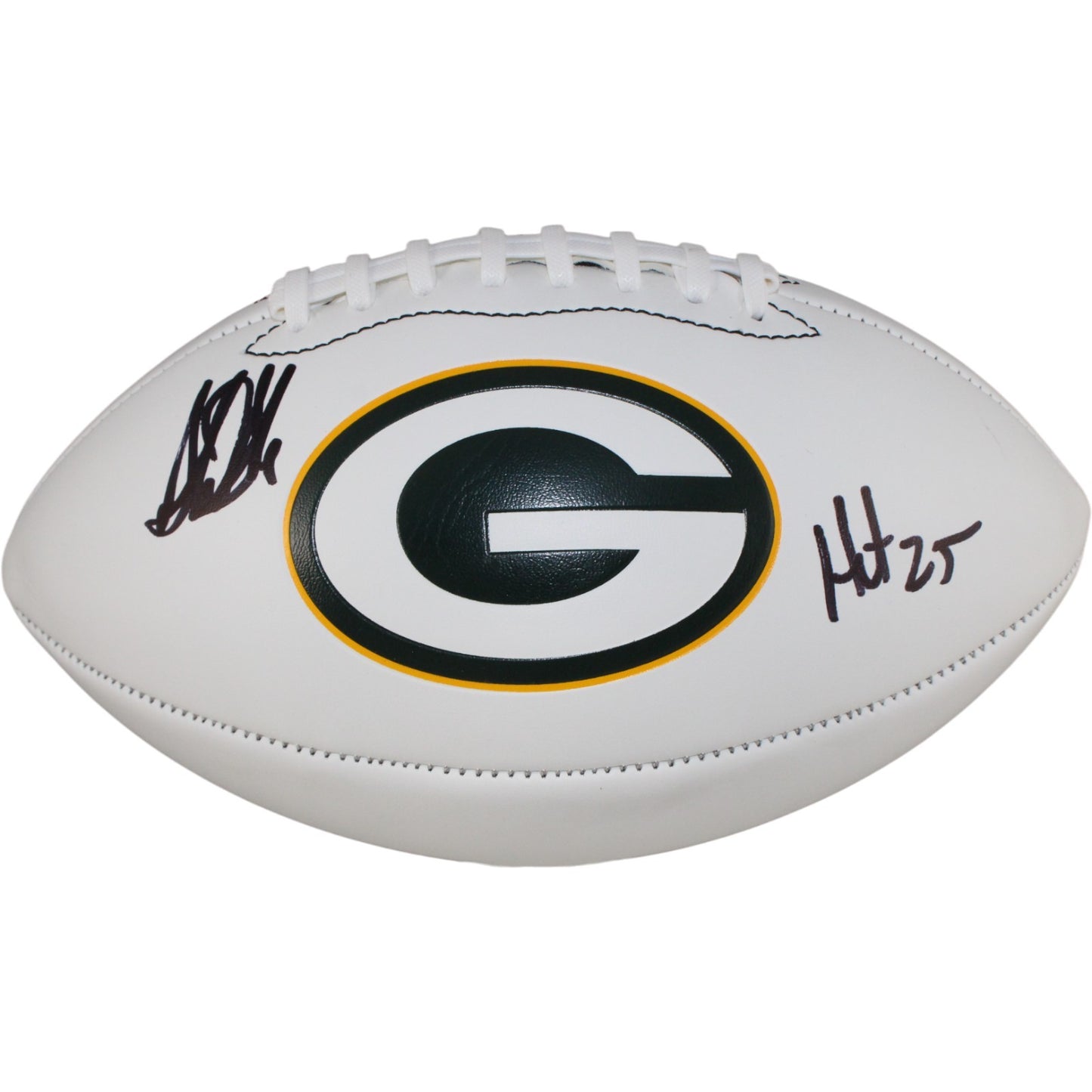 Sterling Sharpe Green Bay Packers Autographed Logo Football HOF Inscription