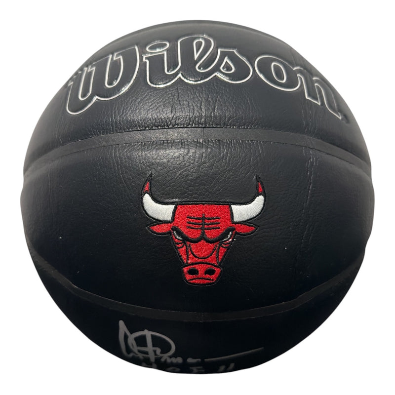 Artis Gilmore Signed Chicago Bulls Premier Black Basketball