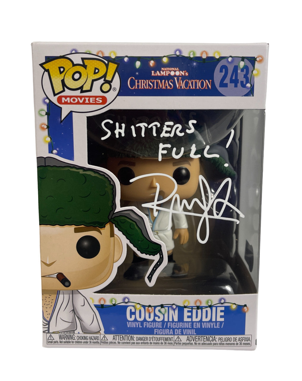 Randy Quaid Signed Cousin Eddie Christmas Vacation Funko Pop (BAS COA)