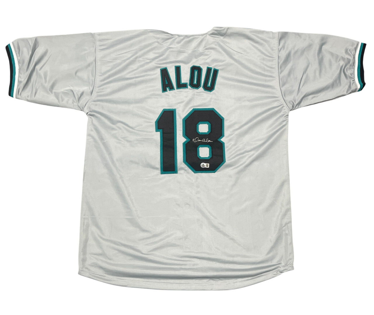 Moises Alou Florida Marlins Signed Custom Baseball Jersey
