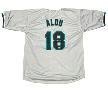 Moises Alou Florida Marlins Signed Custom Baseball Jersey