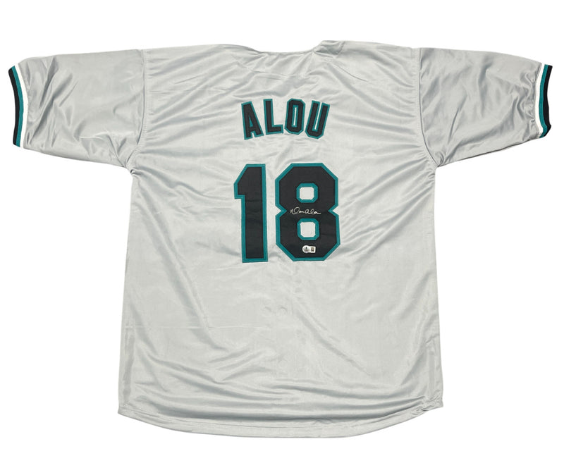 Moises Alou Florida Marlins Signed Custom Baseball Jersey