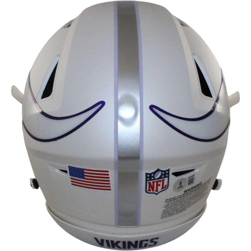 Justin Jefferson Signed Minnesota Vikings 2024 Alt SpeedFlex Helmet