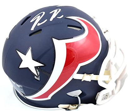 Dameon Pierce Signed Houston Texans Amp Speed Mini Helmet