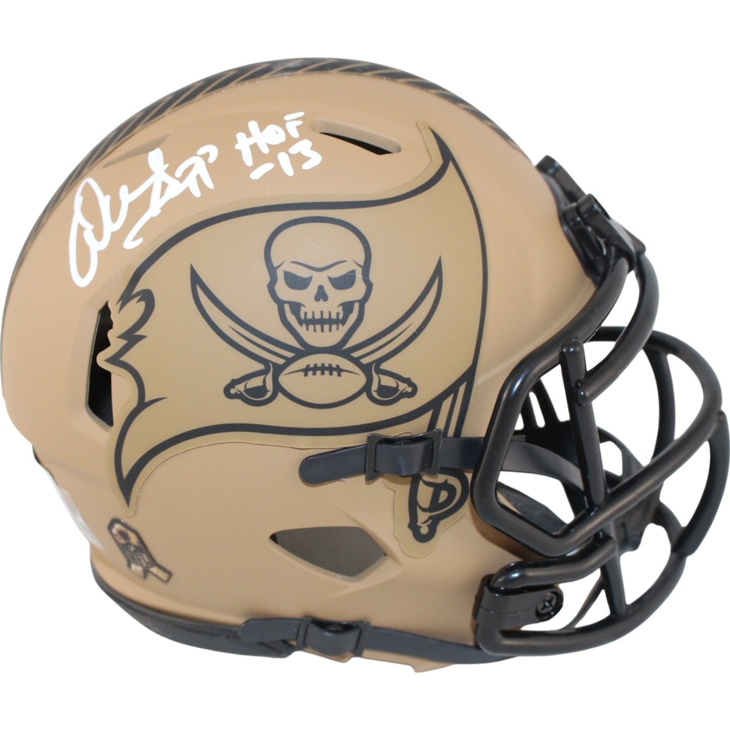 Warren Sapp Tampa Bay Buccaneers Signed 2023 STS Mini Helmet