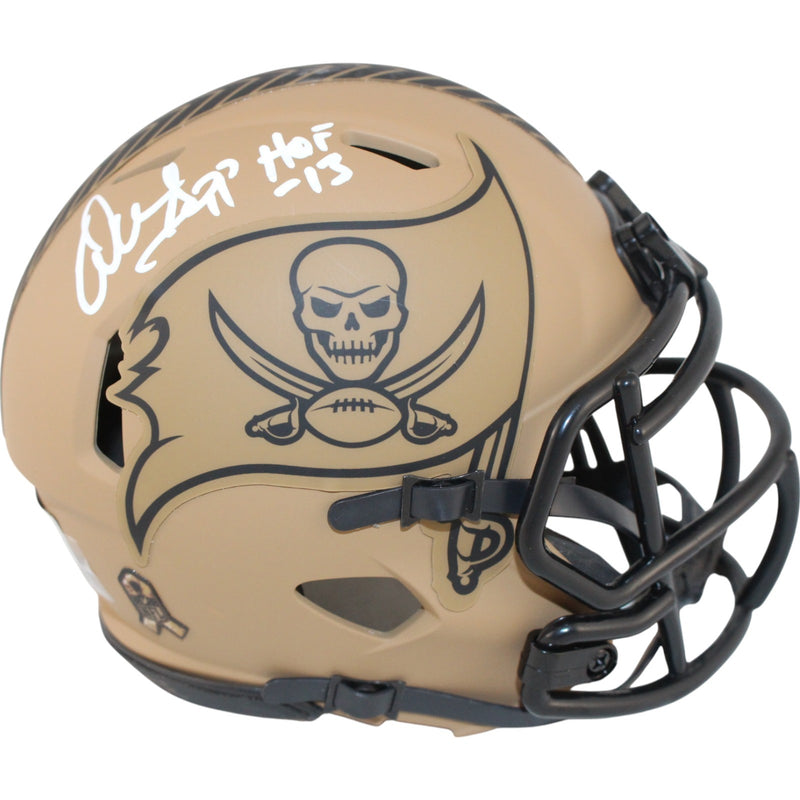 Warren Sapp Tampa Bay Buccaneers Signed 2023 STS Mini Helmet