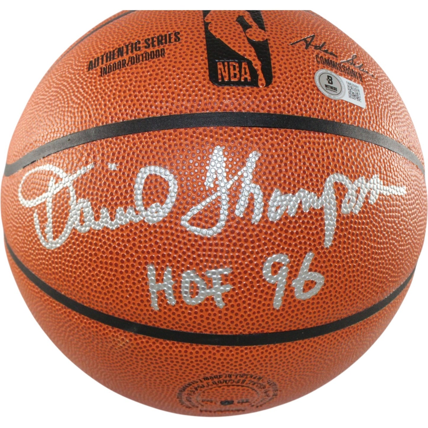 David Thompson Autographed Denver Nuggets Wilson Basketball (HOF 96)