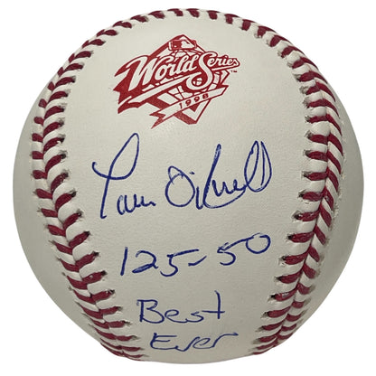Paul O'Neill Signed 1998 World Series Baseball with 2 Inscriptions