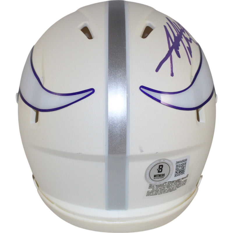 Adrian Peterson Signed Minnesota Vikings 2024 Alternate Mini Helmet
