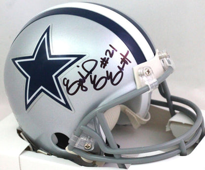 Ezekiel Elliott Autographed Dallas Cowboys Mini Helmet - Black