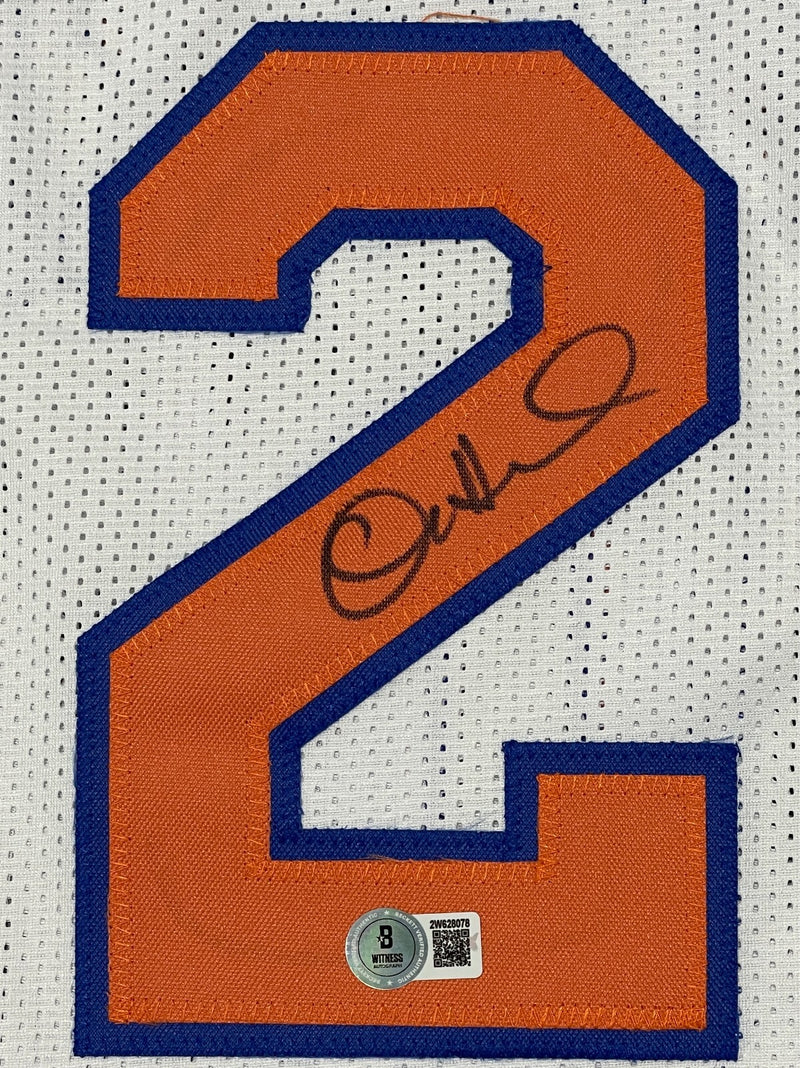 Allan Houston New York Knicks Autographed Custom Basketball Jersey