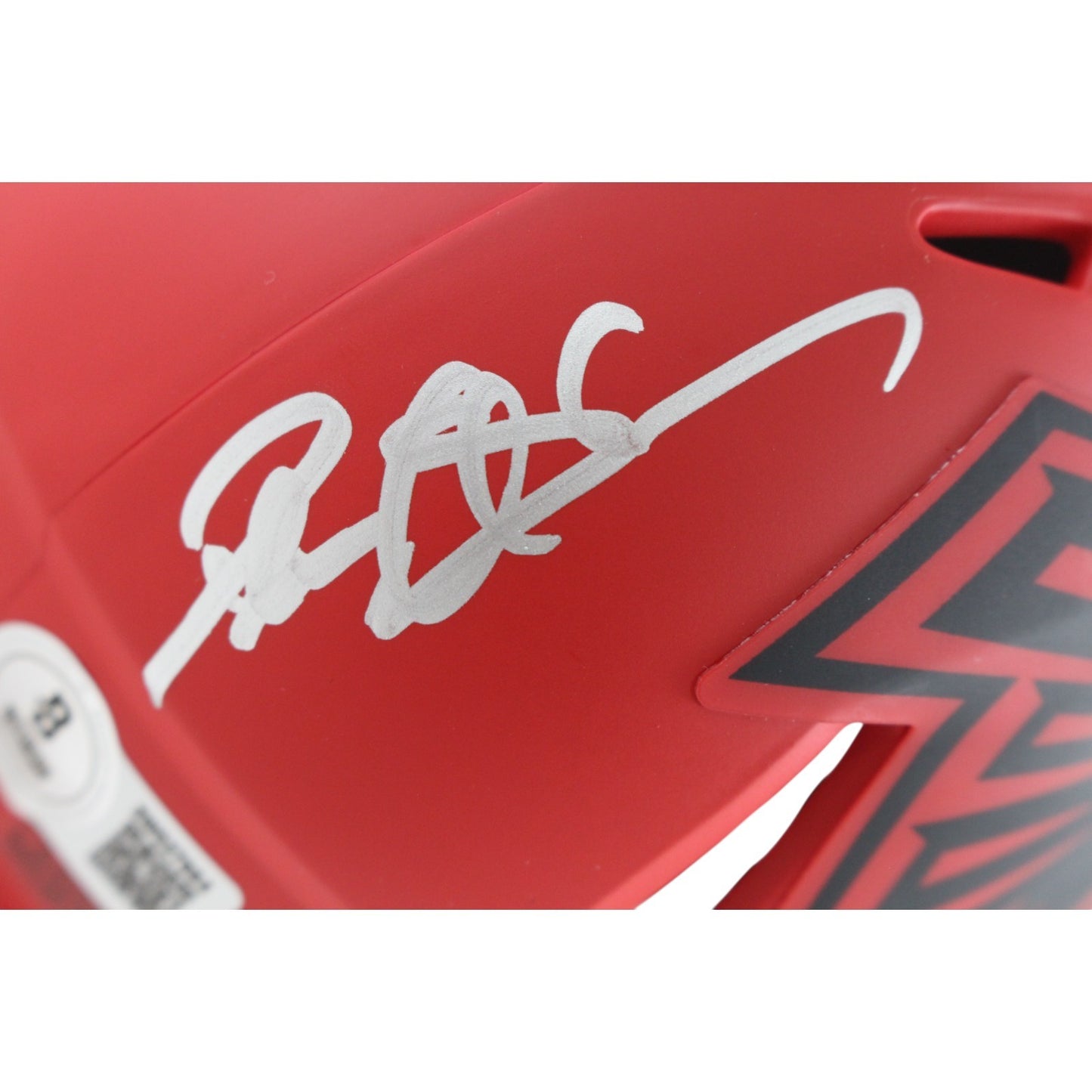 Deion Sanders Atlanta Falcons Autographed Rave Mini Helmet Beckett COA