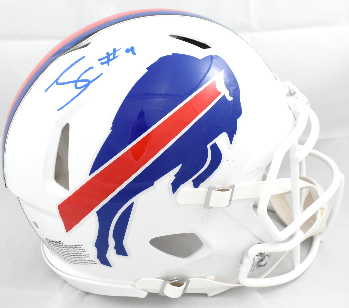 James Cook Signed Buffalo Bills Speed Authentic Full Size Helmet