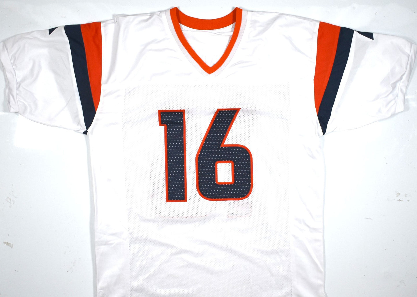 Troy Franklin Autographed Denver Broncos Custom White Jersey