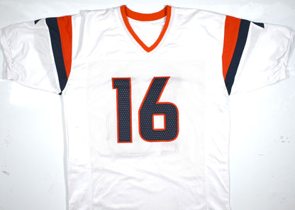 Troy Franklin Autographed Denver Broncos Custom White Jersey